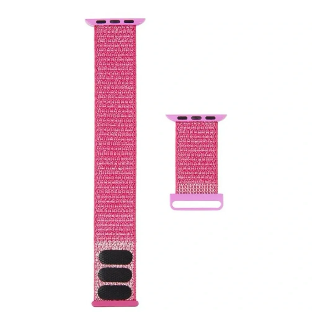 Case-Mate Rose Pink Nylon Sport Watch Band for Apple Watch